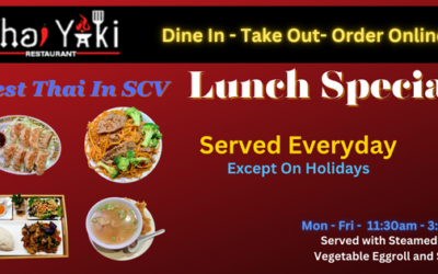 Delicious Thai Lunch Specials