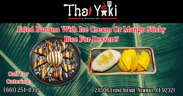 Delightful Desserts At Thai Yaki