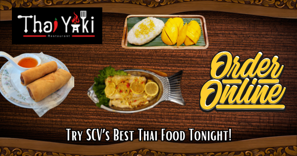 Try Thai For Dinner Tonight SCV