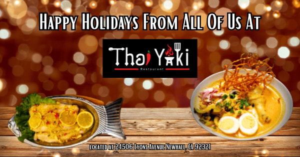 Seasons Greetings From Thai Yaki SCV